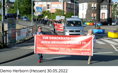 Demo Herborn (Hessen) 30.05.2022